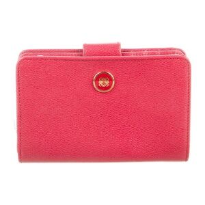 Elegant Red LOEWE Compact Wallet
